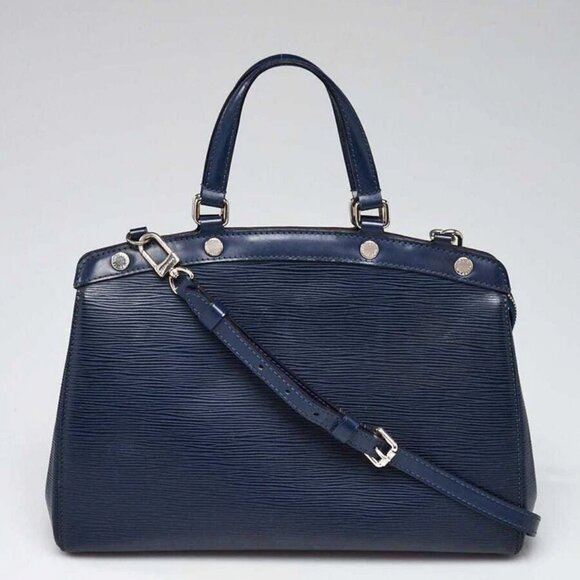Louis Vuitton Indigo Epi Leather Brea MM Bag - Picture 1 of 12